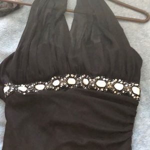 Beautiful Cache Halter dress size 4